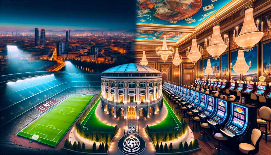 Italienske fodboldstadioner og god casino underholdning